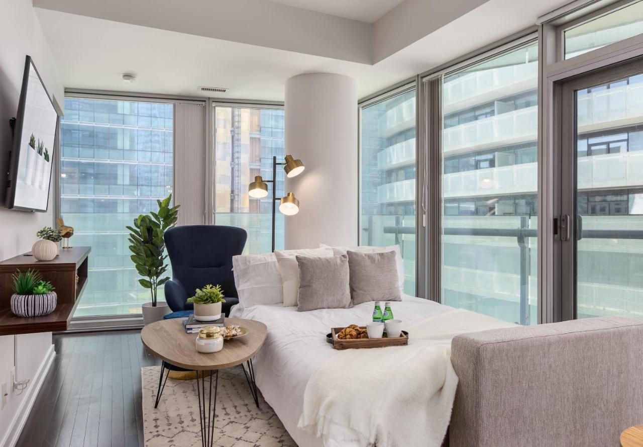 Condo Downtown, Cn Tower, Financial District Toronto Luaran gambar