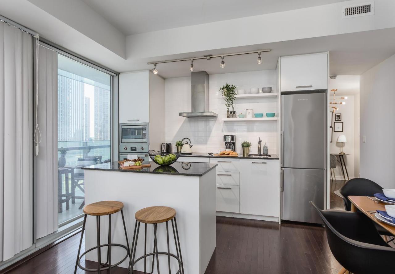 Condo Downtown, Cn Tower, Financial District Toronto Luaran gambar