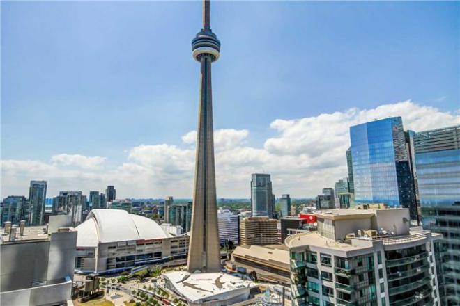 Condo Downtown, Cn Tower, Financial District Toronto Luaran gambar