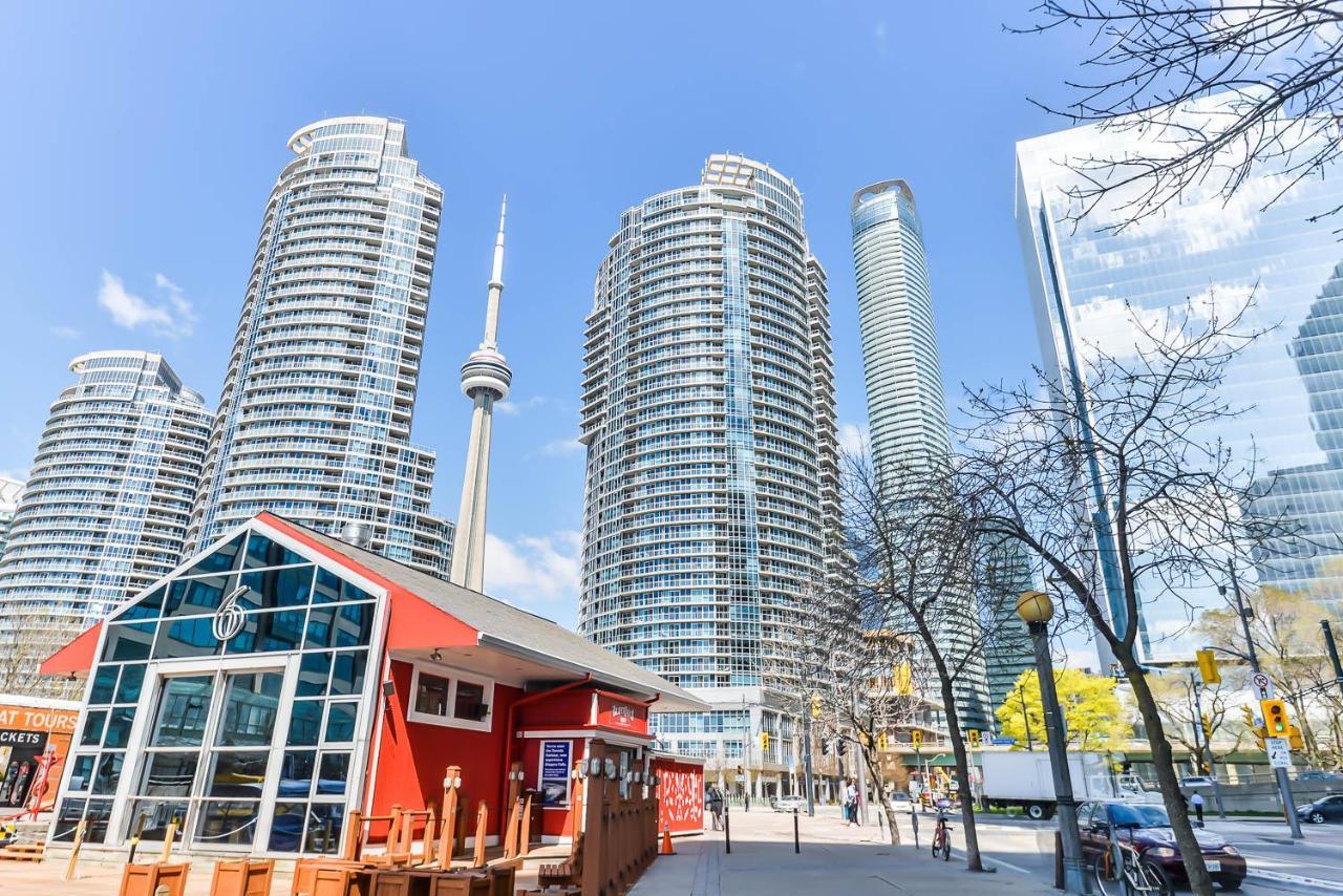 Condo Downtown, Cn Tower, Financial District Toronto Luaran gambar
