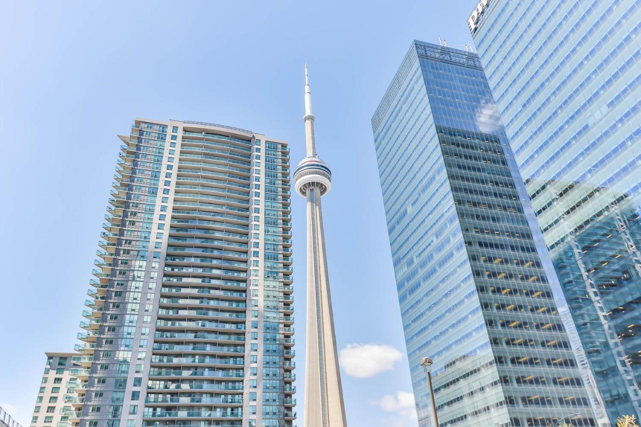Condo Downtown, Cn Tower, Financial District Toronto Luaran gambar